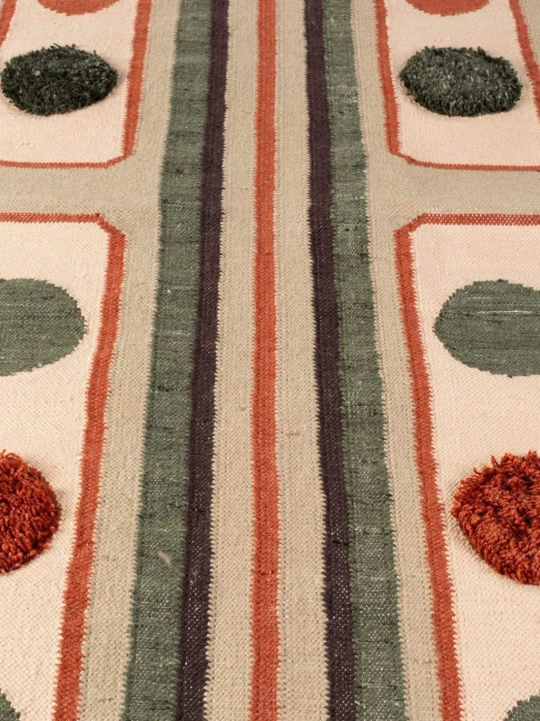 Alfombra artesanal con borlas Haydon, tamaños diferentes