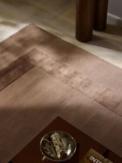 Alfombra artesanal de algodón texturizada Dania