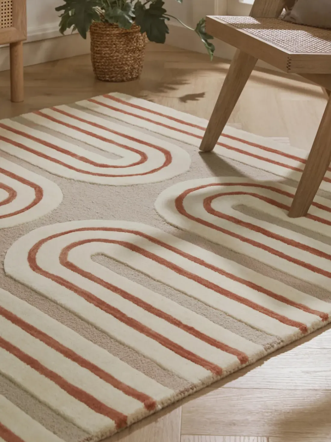 Alfombra artesanal de lana Arne
