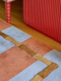 Alfombra artesanal de lana Bamboo