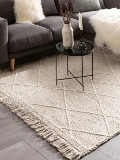 Alfombra artesanal de lana Daphne