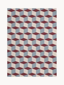 Alfombra artesanal de lana Mulberry Sky