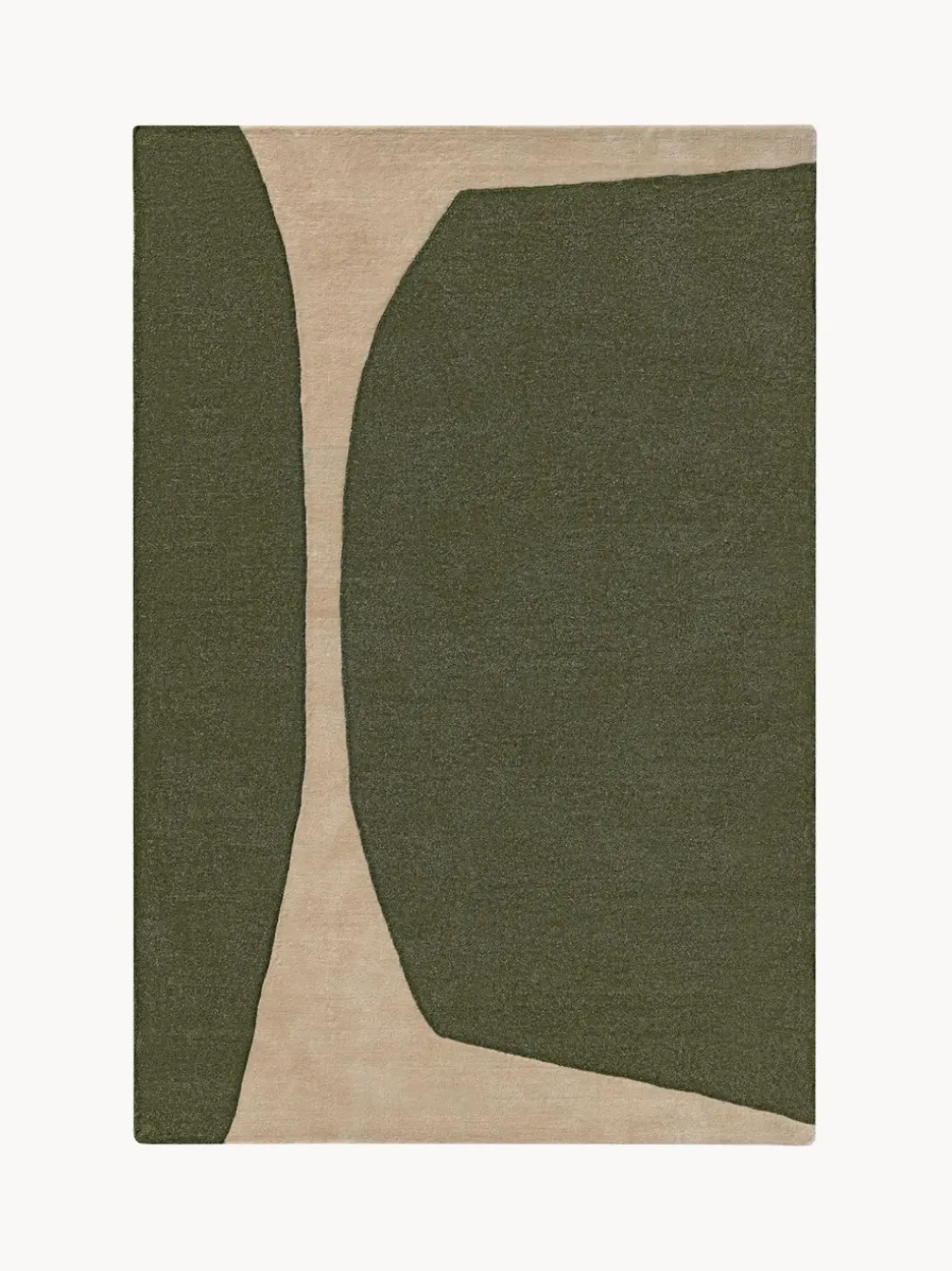 Alfombra artesanal de pelo corto Smilla