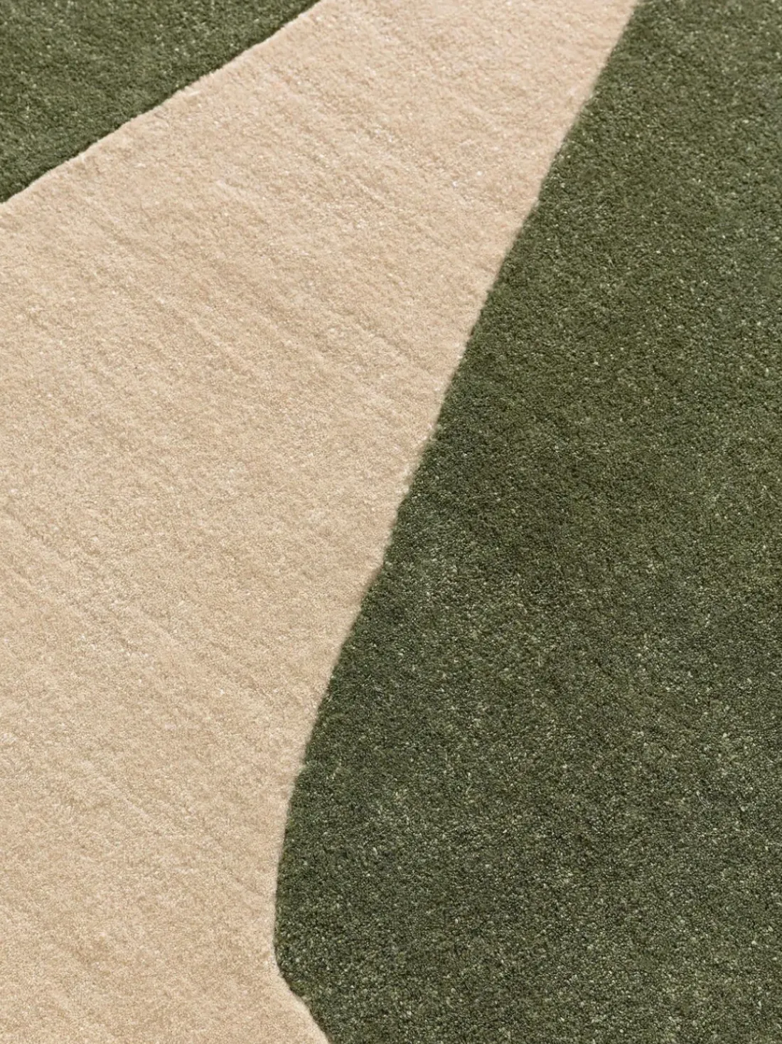 Alfombra artesanal de pelo corto Smilla