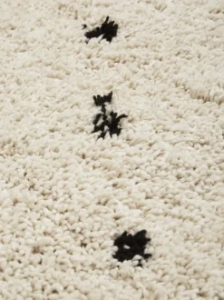 Alfombra artesanal de pelo largo Ayana