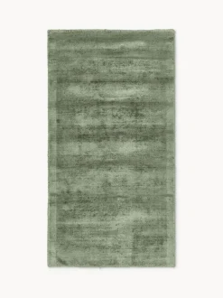 Alfombra artesanal de viscosa Jane