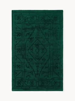 Alfombra artesanal de viscosa Shaila