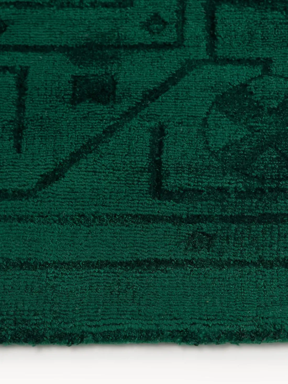 Alfombra artesanal de viscosa Shaila