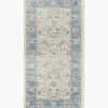 Alfombra artesanal exterior con estampado vintage Leonato