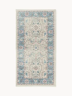 Alfombra artesanal exterior con estampado vintage Leonato