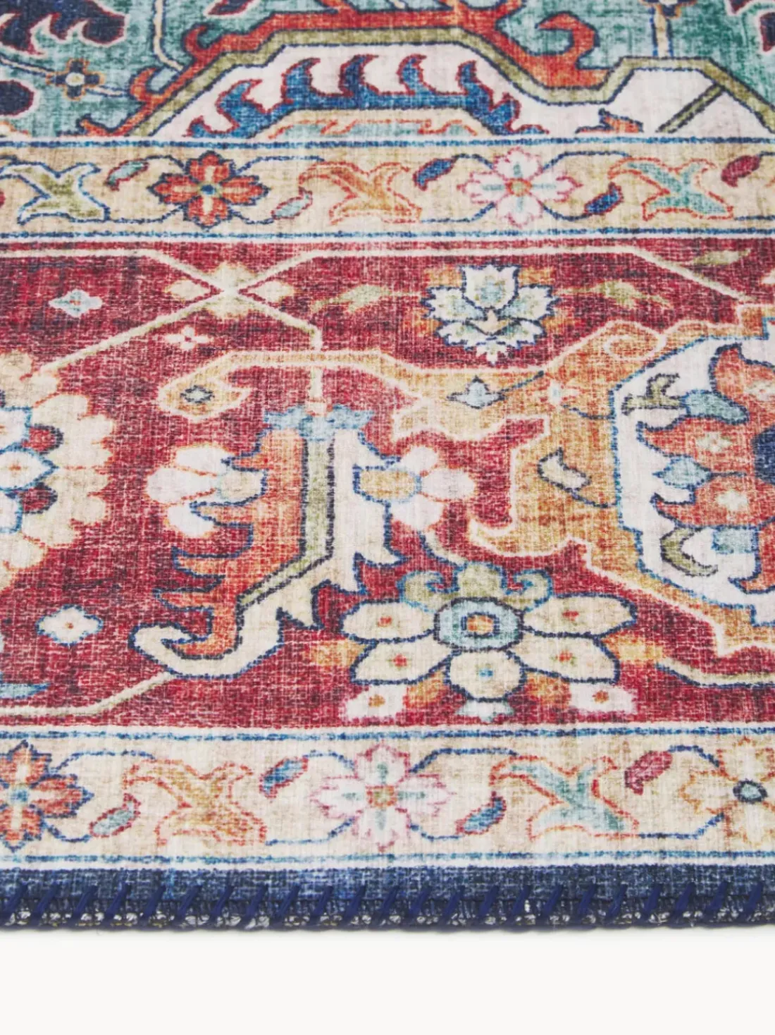 Alfombra con estampado oriental Sylla
