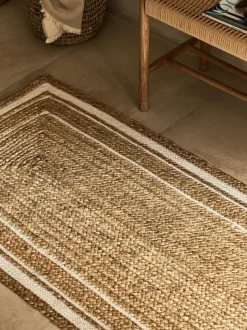 Alfombra corredor artesanal de yute Clover