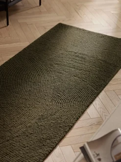 Alfombra corredor artesanal de lana Eleni