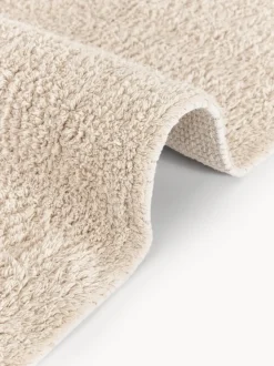 Alfombra corredor artesanal con flecos Daya