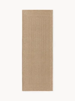 Alfombra corredor artesanal para interior/exterior Anil