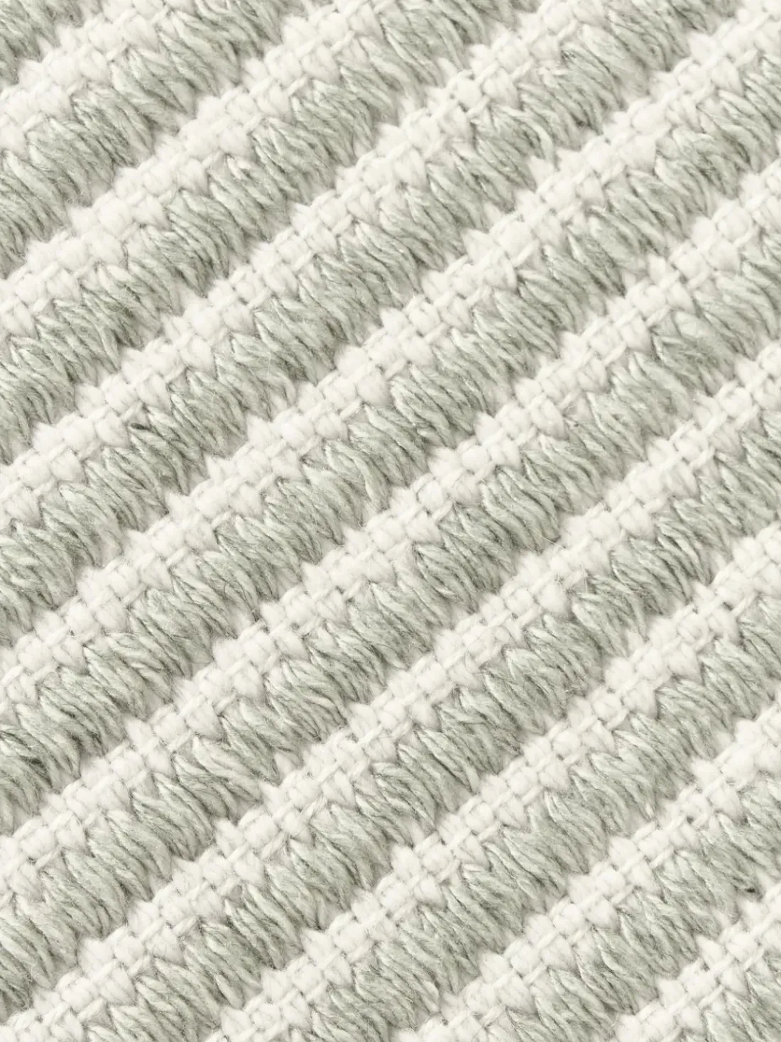 Alfombra corredor artesanal para exterior a rayas Turner