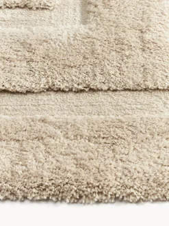 Alfombra corredor de pelo largo texturizada Genève
