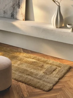 Alfombra corredor de pelo largo texturizada Genève