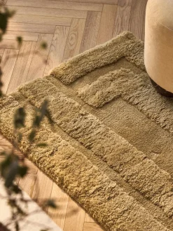 Alfombra corredor de pelo largo texturizada Genève