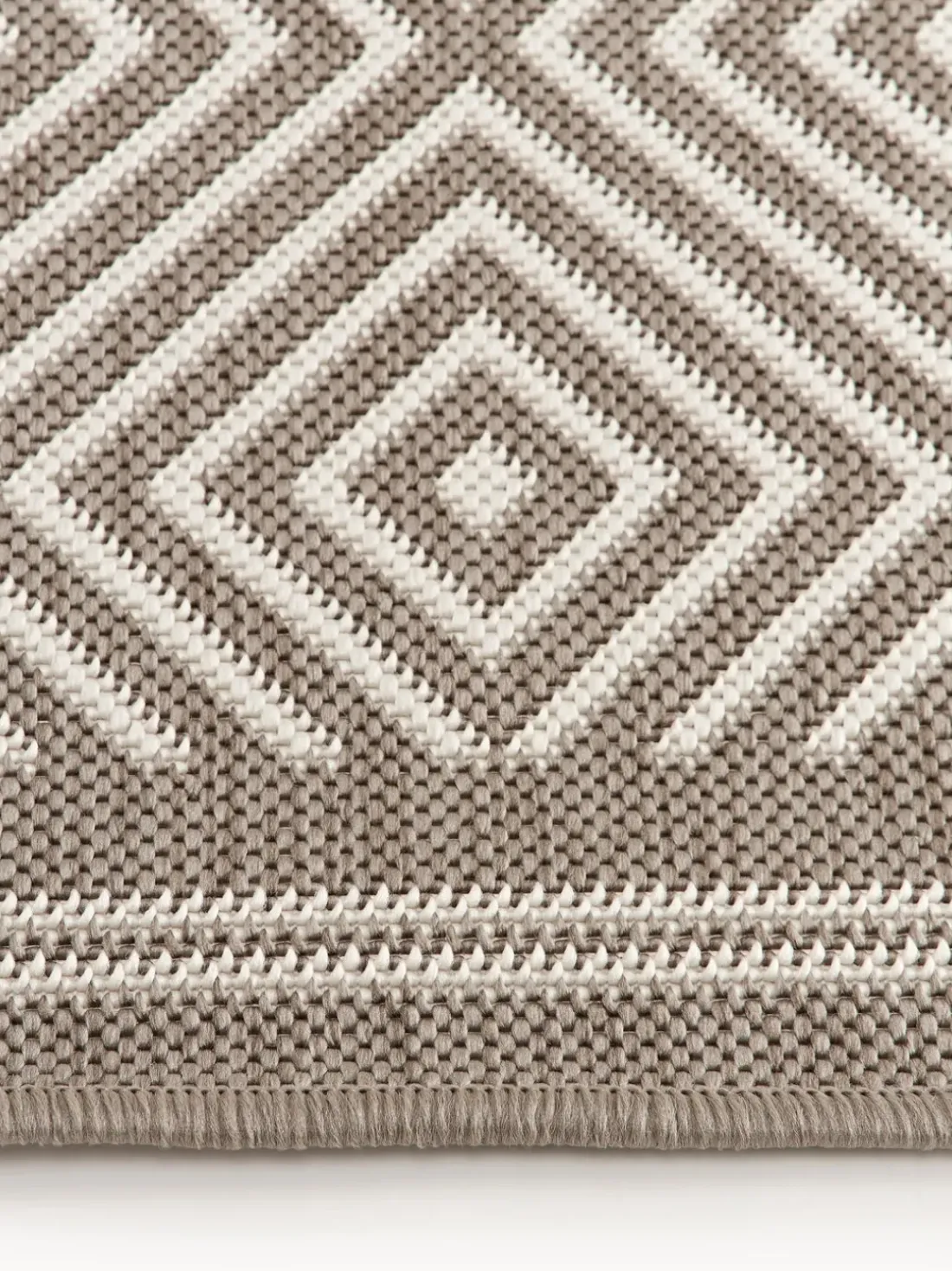 Alfombra corredor exterior reversible en rombos Reddy