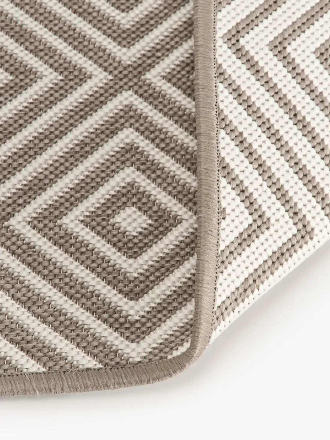 Alfombra corredor exterior reversible en rombos Reddy