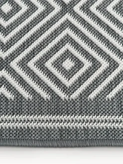 Alfombra corredor exterior reversible en rombos Reddy