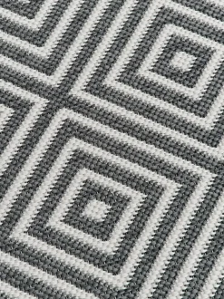 Alfombra corredor exterior reversible en rombos Reddy