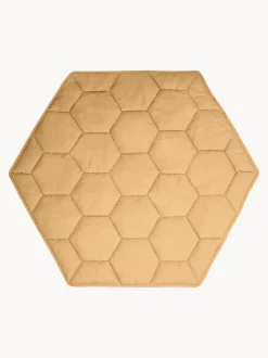 Alfombra de juegos artesanal con juguetes sonajeros Honeycomb