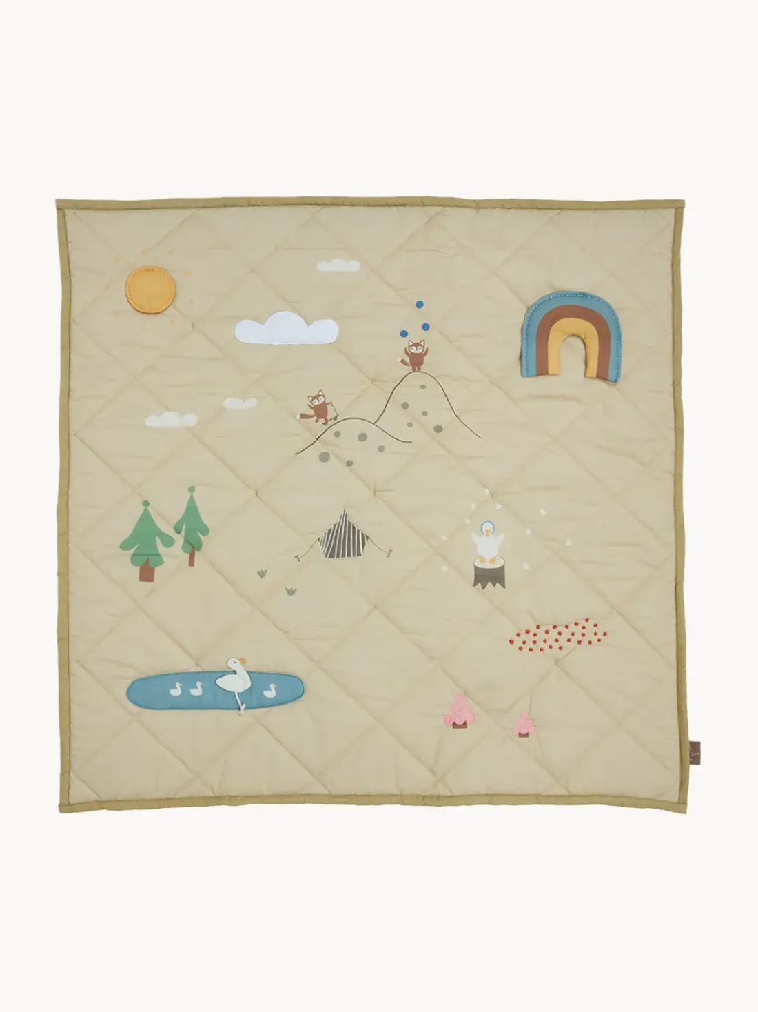 Alfombra de juegos de algodón Forest