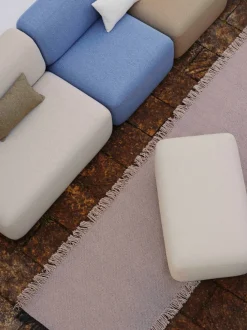 Alfombra de pasillo para interior y exterior tejida a mano Marcus