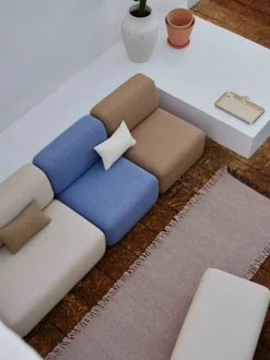 Alfombra de pasillo para interior y exterior tejida a mano Marcus