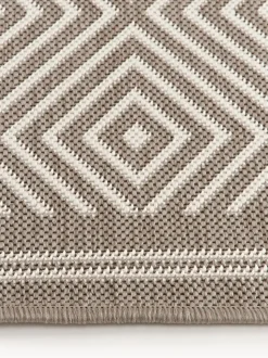 Alfombra exterior reversible en rombos Reddy