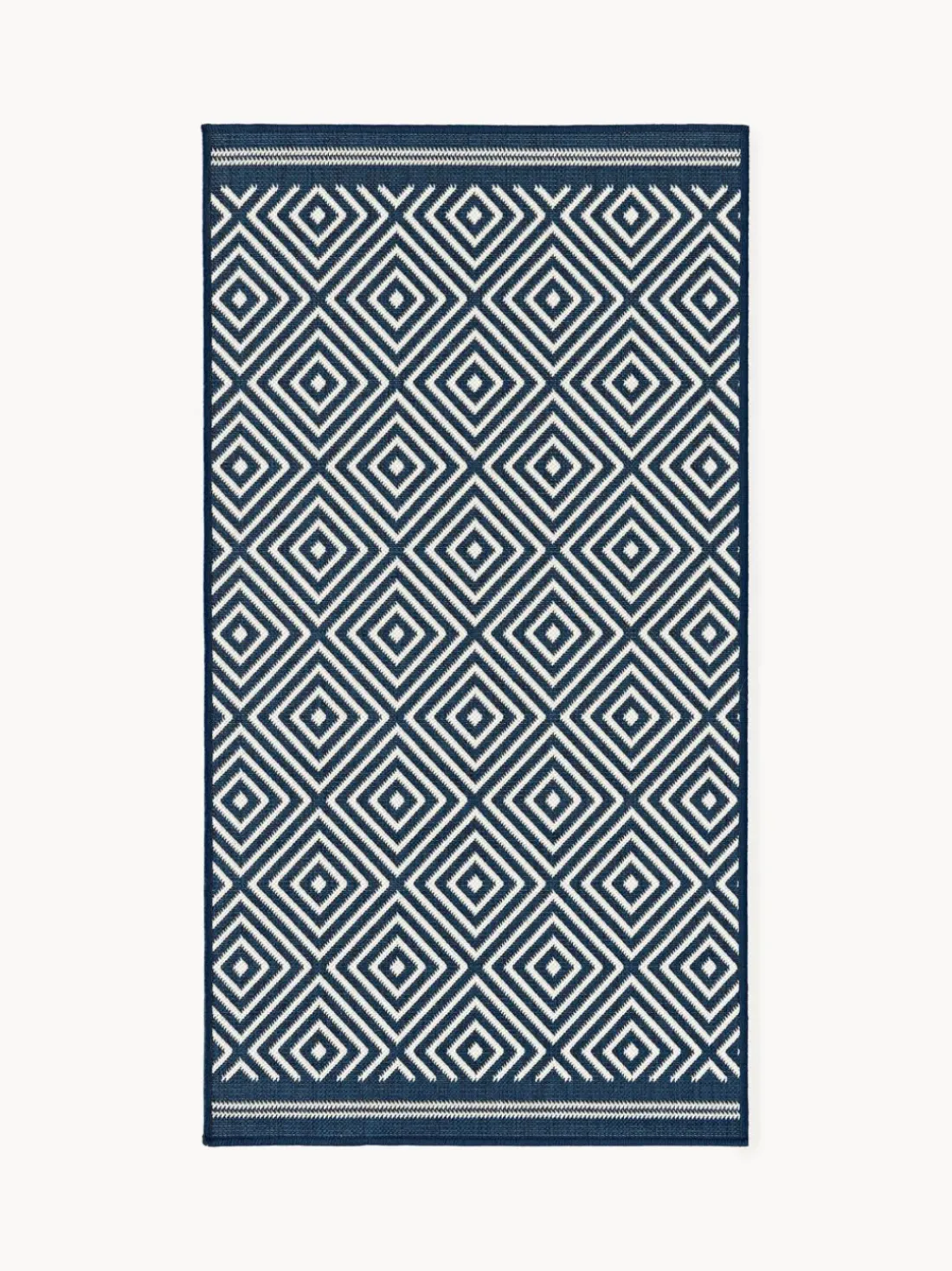 Alfombra exterior reversible en rombos Reddy
