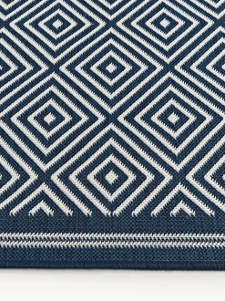 Alfombra exterior reversible en rombos Reddy
