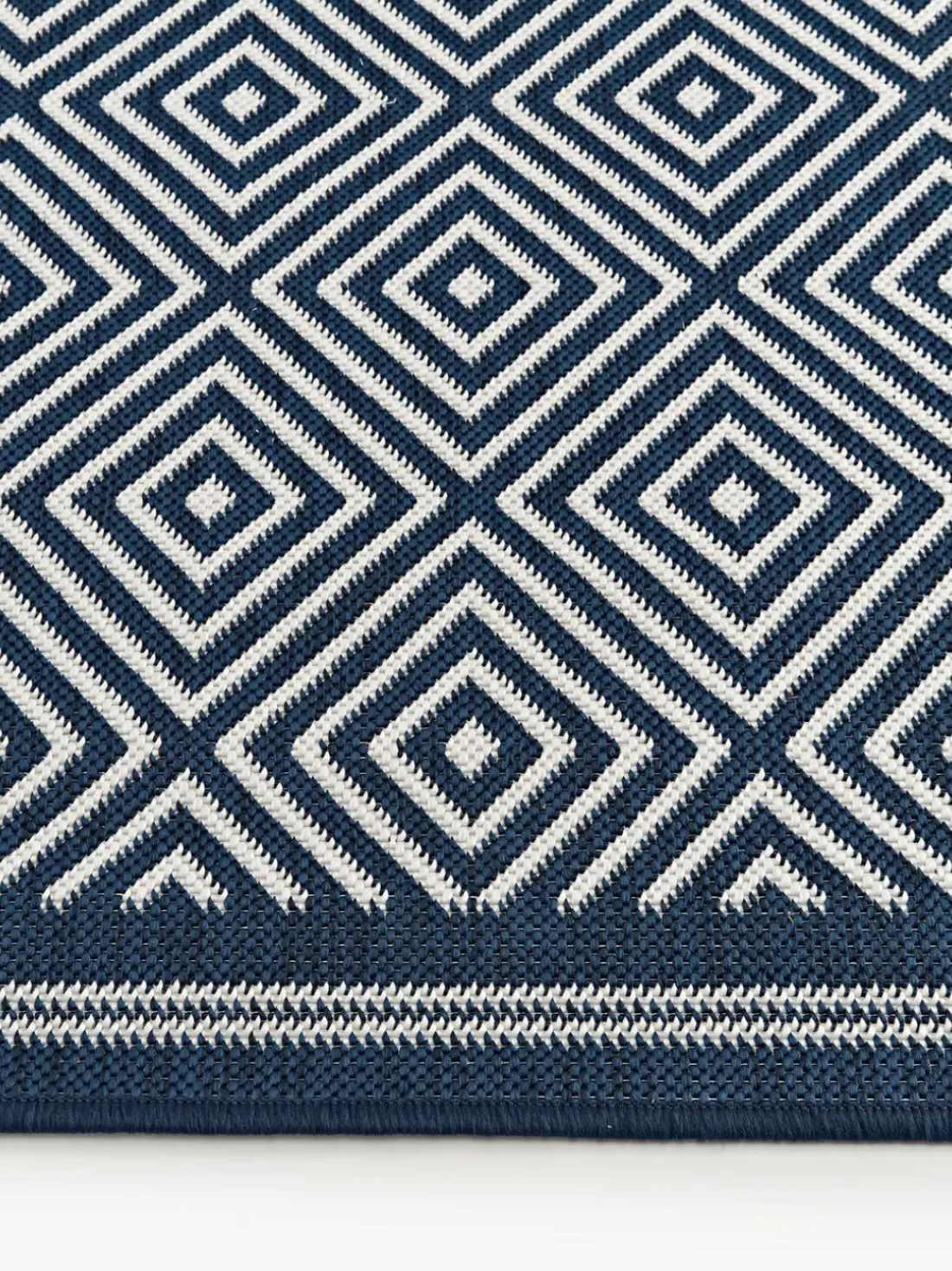 Alfombra exterior reversible en rombos Reddy