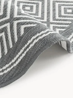 Alfombra exterior reversible redonda en rombos Reddy