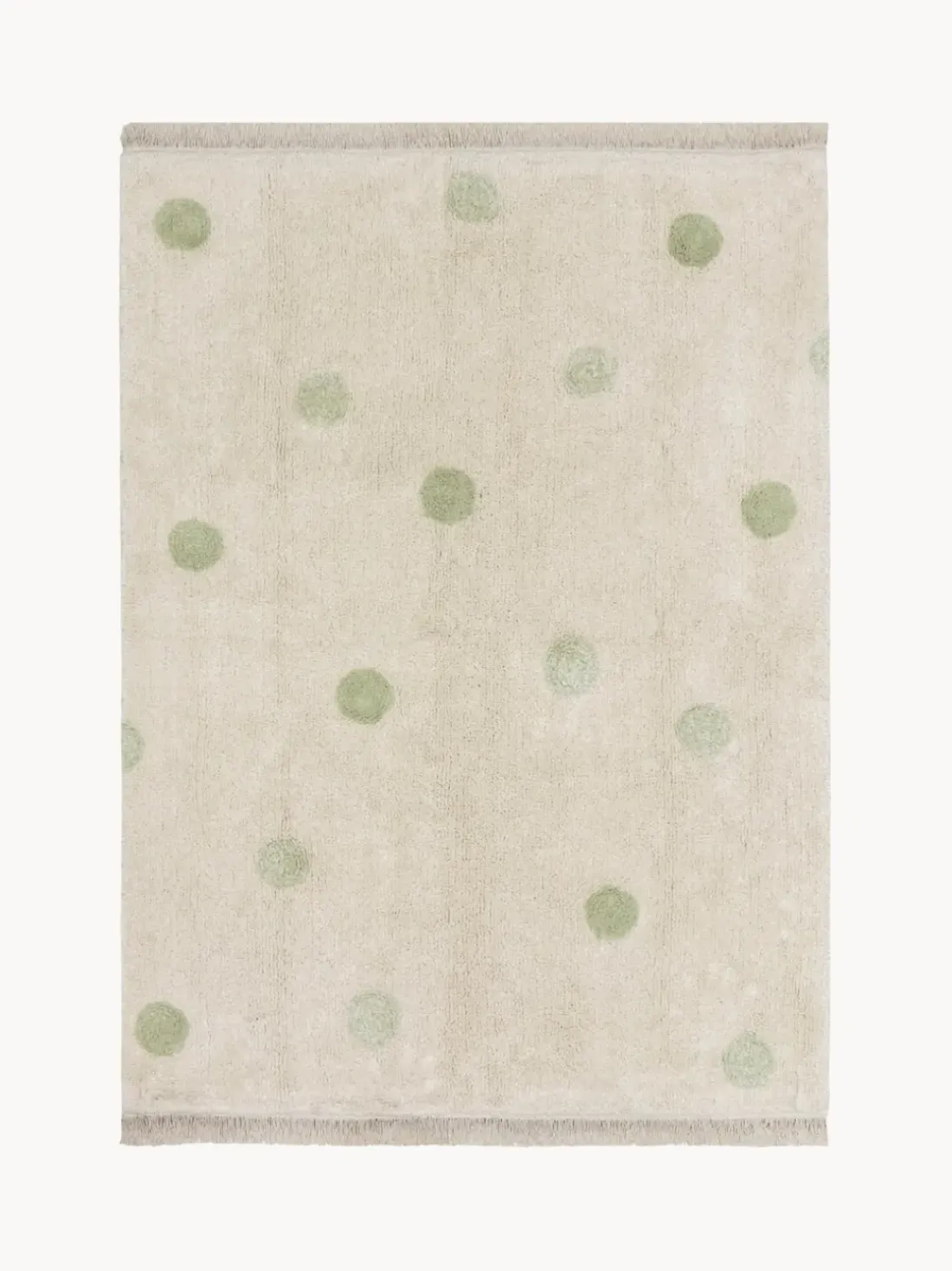 Alfombra infantil artesanal Hippy Dots, lavable