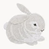 Alfombra infantil artesanal Bunny, lavable