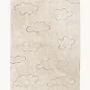 Alfombra infantil artesanal lavable con efecto relieve Clouds