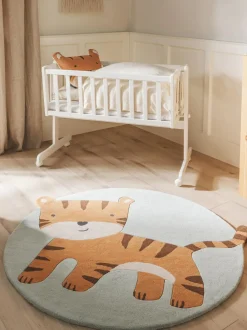 Alfombra infantil artesanal de lana Savannah