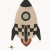 Alfombra infantil artesanal Rocket, lavable
