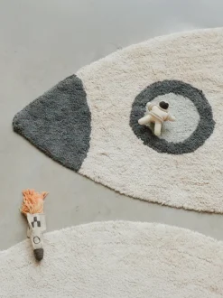 Alfombra infantil artesanal Rocket, lavable