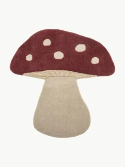 Alfombra infantil de lana Mushroom