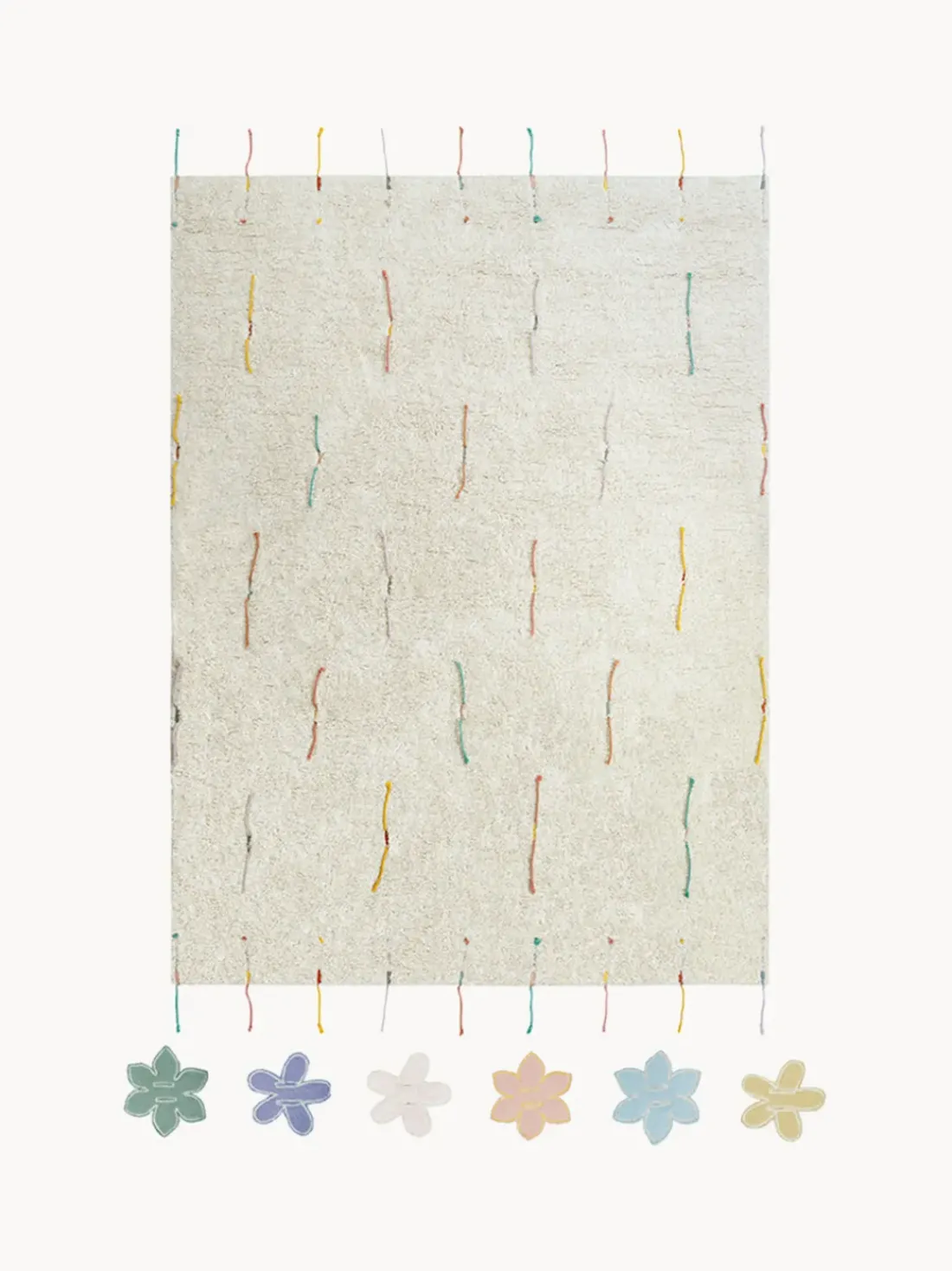Alfombra infantil lavable Wildflowers