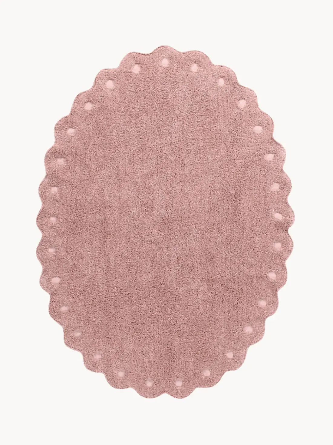 Alfombra infantil ovalada lavable Pine Cone