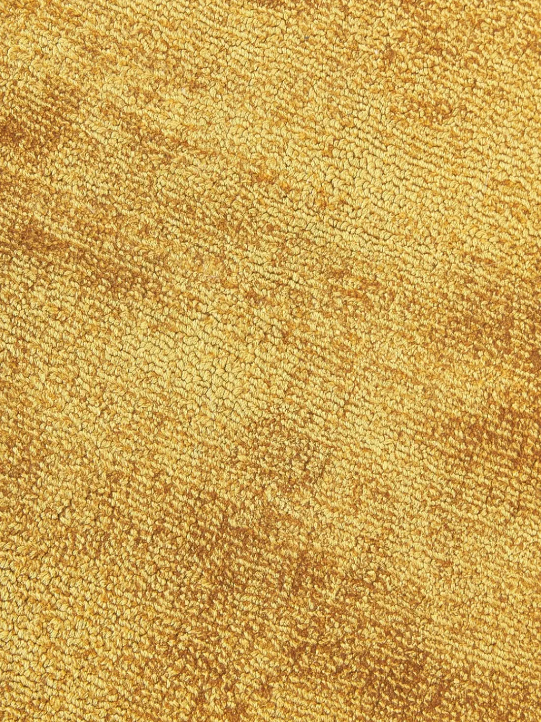 Alfombra redonda artesanal de viscosa Jane
