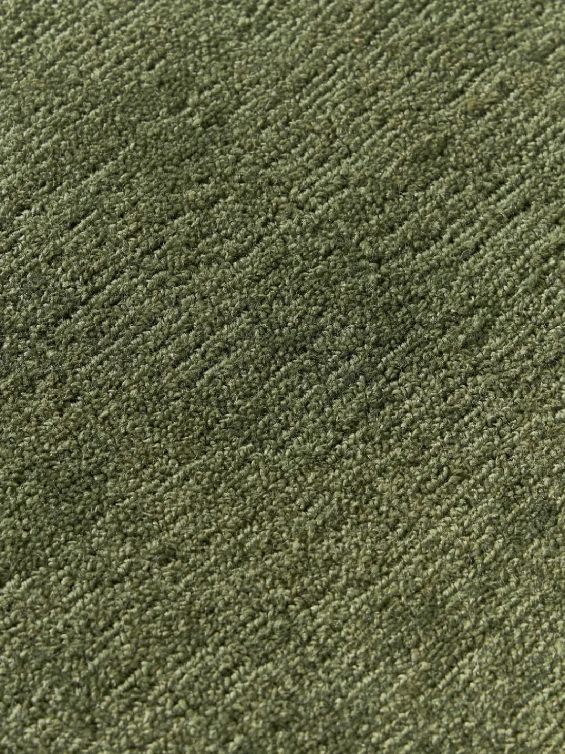 Alfombra redonda de pelo corto Kari