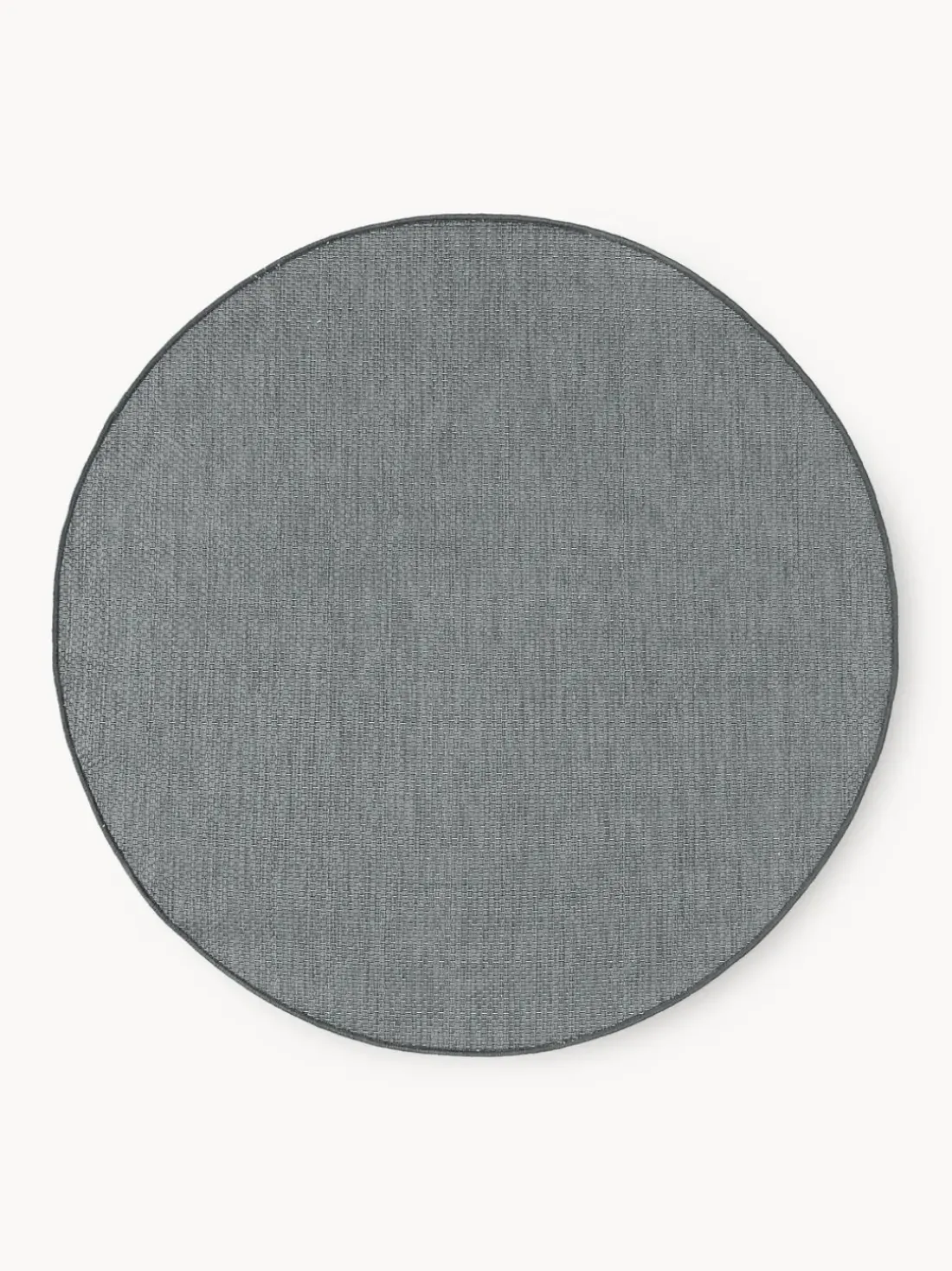 Alfombra reversible redonda para interior y exterior Whitby