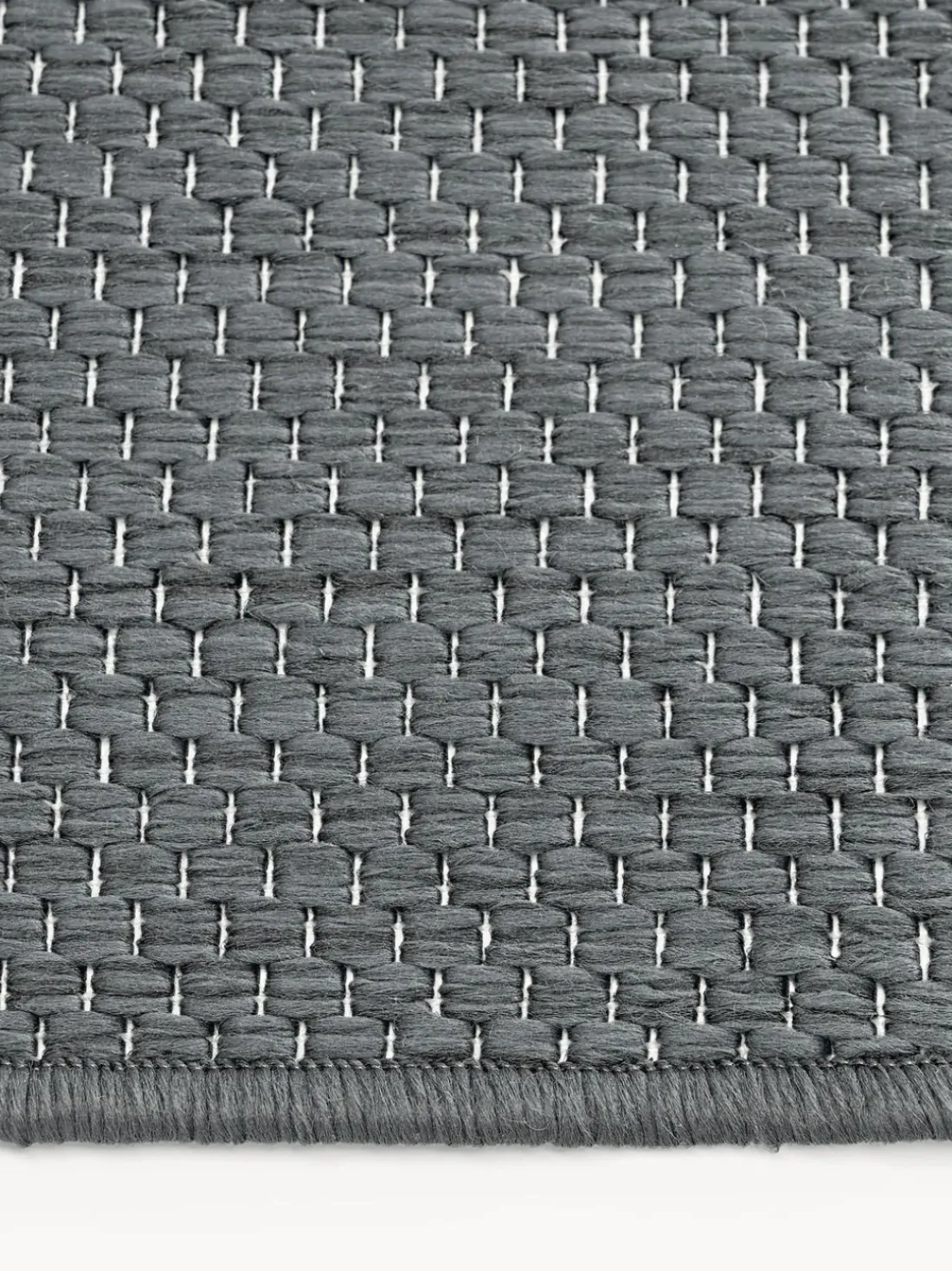 Alfombra reversible redonda para interior y exterior Whitby
