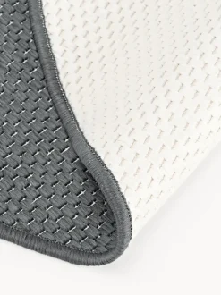 Alfombra reversible redonda para interior y exterior Whitby